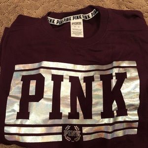 Maroon pink sweatshirt